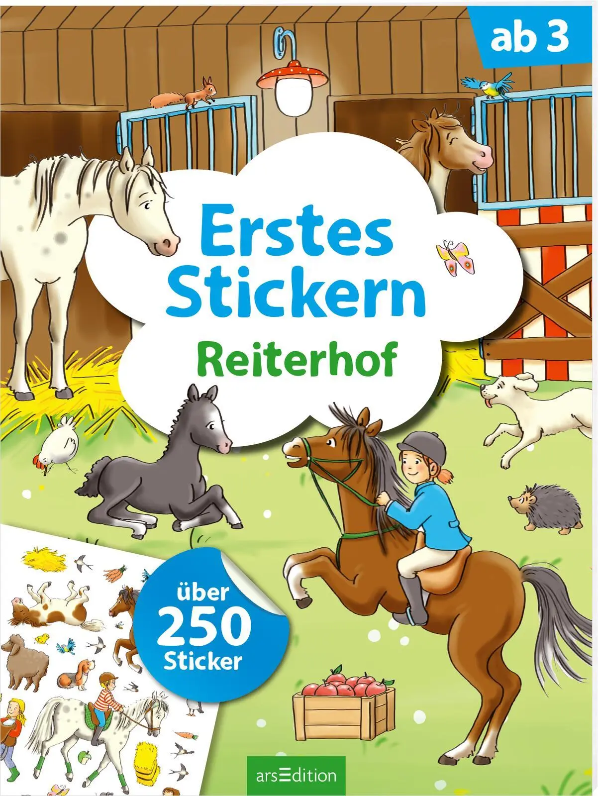 Cover: 9783845862514 | Erstes Stickern - Reiterhof | Über 250 Sticker | Petra Theissen | Buch