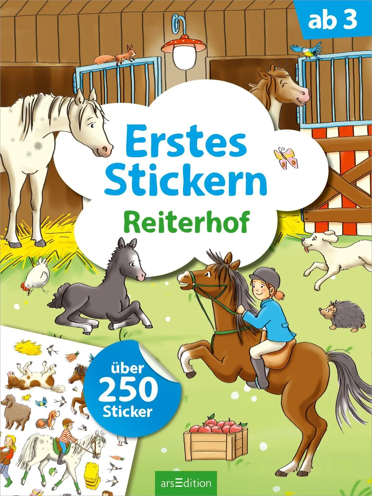 Bild: 9783845862514 | Erstes Stickern - Reiterhof | Über 250 Sticker | Petra Theissen | Buch