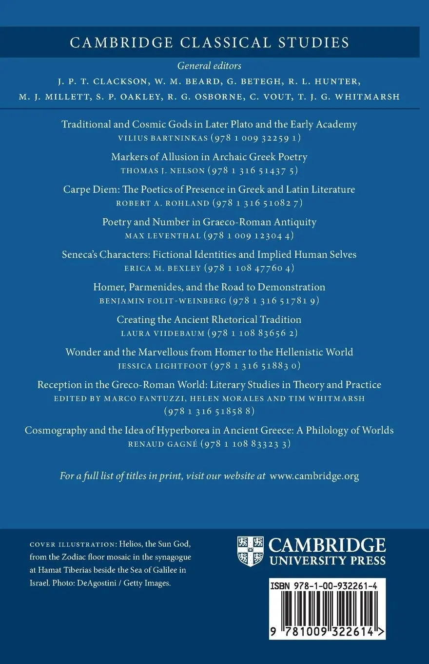 Rückseite: 9781009322614 | Traditional and Cosmic Gods in Later Plato and the Early Academy