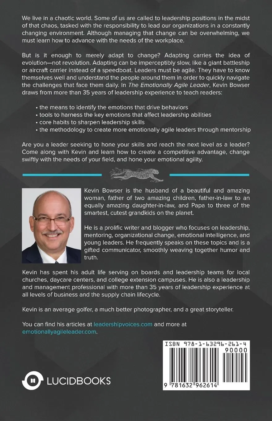 Rückseite: 9781632962614 | The Emotionally Agile Leader | Kevin E. Bowser | Taschenbuch | 2018