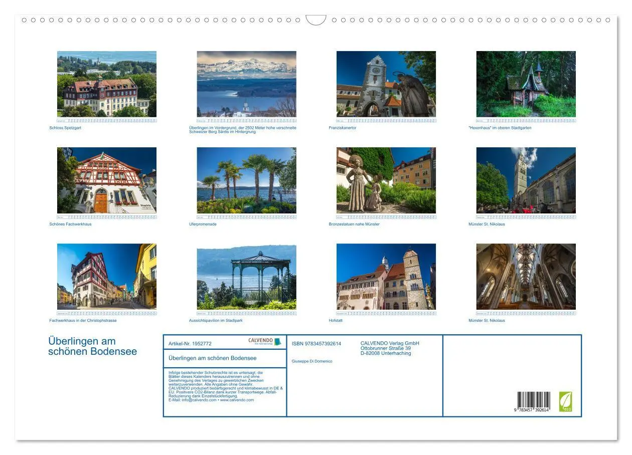 Bild: 9783457392614 | Überlingen am schönen Bodensee (Wandkalender 2026 DIN A2 quer),...