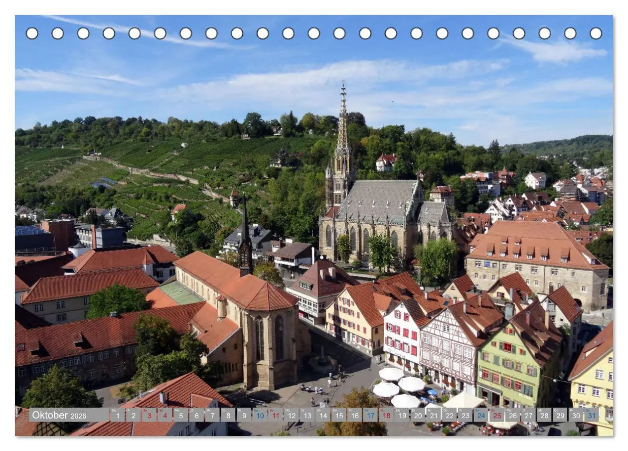 Bild: 9783457602614 | Esslingen a. N., die ehemalige Reichsstadt im Blick (Tischkalender...