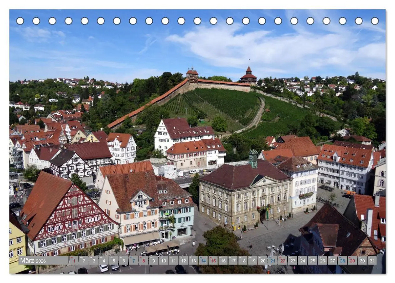 Bild: 9783457602614 | Esslingen a. N., die ehemalige Reichsstadt im Blick (Tischkalender...