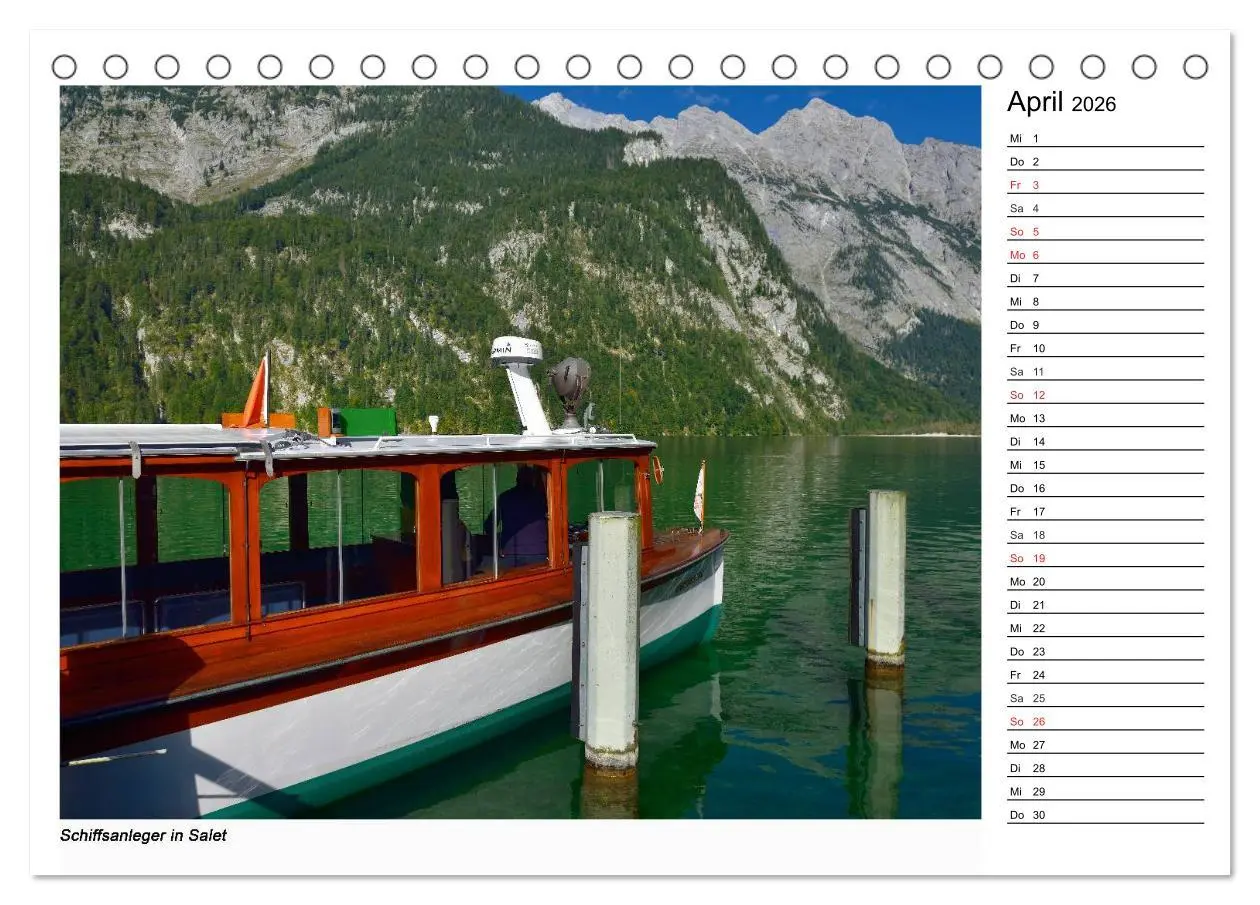 Bild: 9783516002614 | Willkommen am Königssee (Tischkalender 2026 DIN A5 quer), CALVENDO...