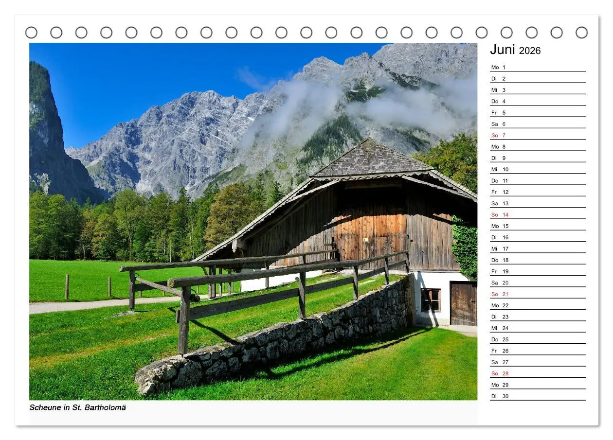 Bild: 9783516002614 | Willkommen am Königssee (Tischkalender 2026 DIN A5 quer), CALVENDO...