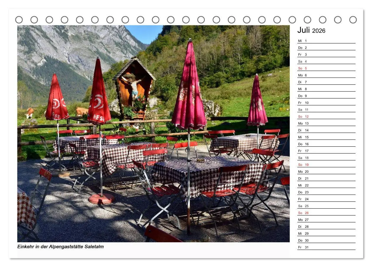 Bild: 9783516002614 | Willkommen am Königssee (Tischkalender 2026 DIN A5 quer), CALVENDO...