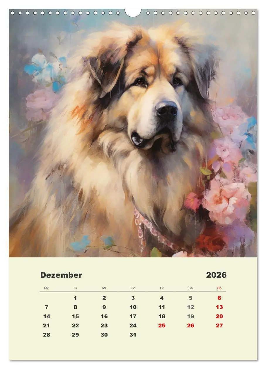 Bild: 9783516312614 | Große Hunde. Schöne Aquarelle von tollen Tieren (Wandkalender 2026...