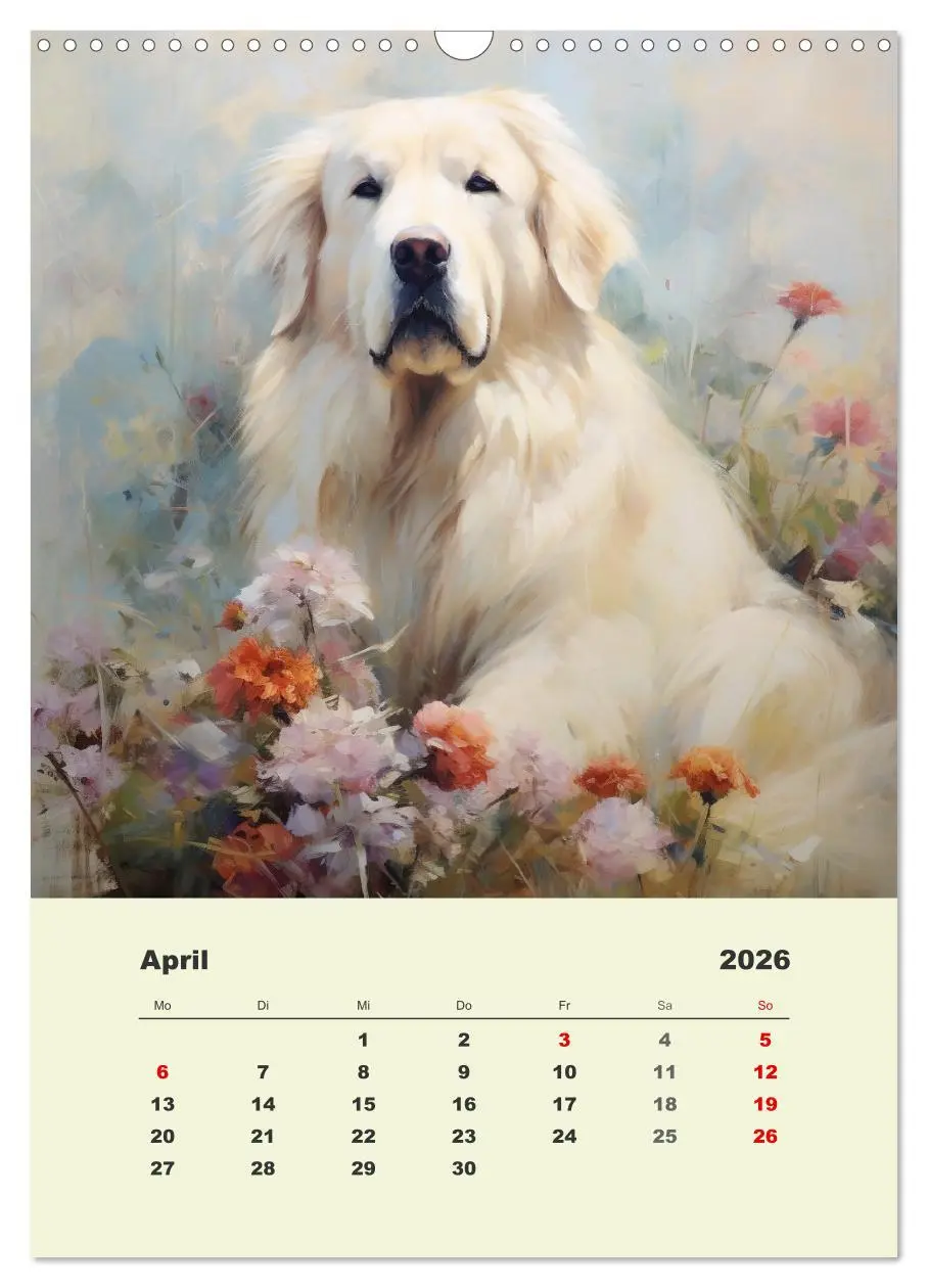 Bild: 9783516312614 | Große Hunde. Schöne Aquarelle von tollen Tieren (Wandkalender 2026...