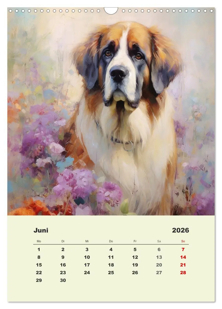 Bild: 9783516312614 | Große Hunde. Schöne Aquarelle von tollen Tieren (Wandkalender 2026...
