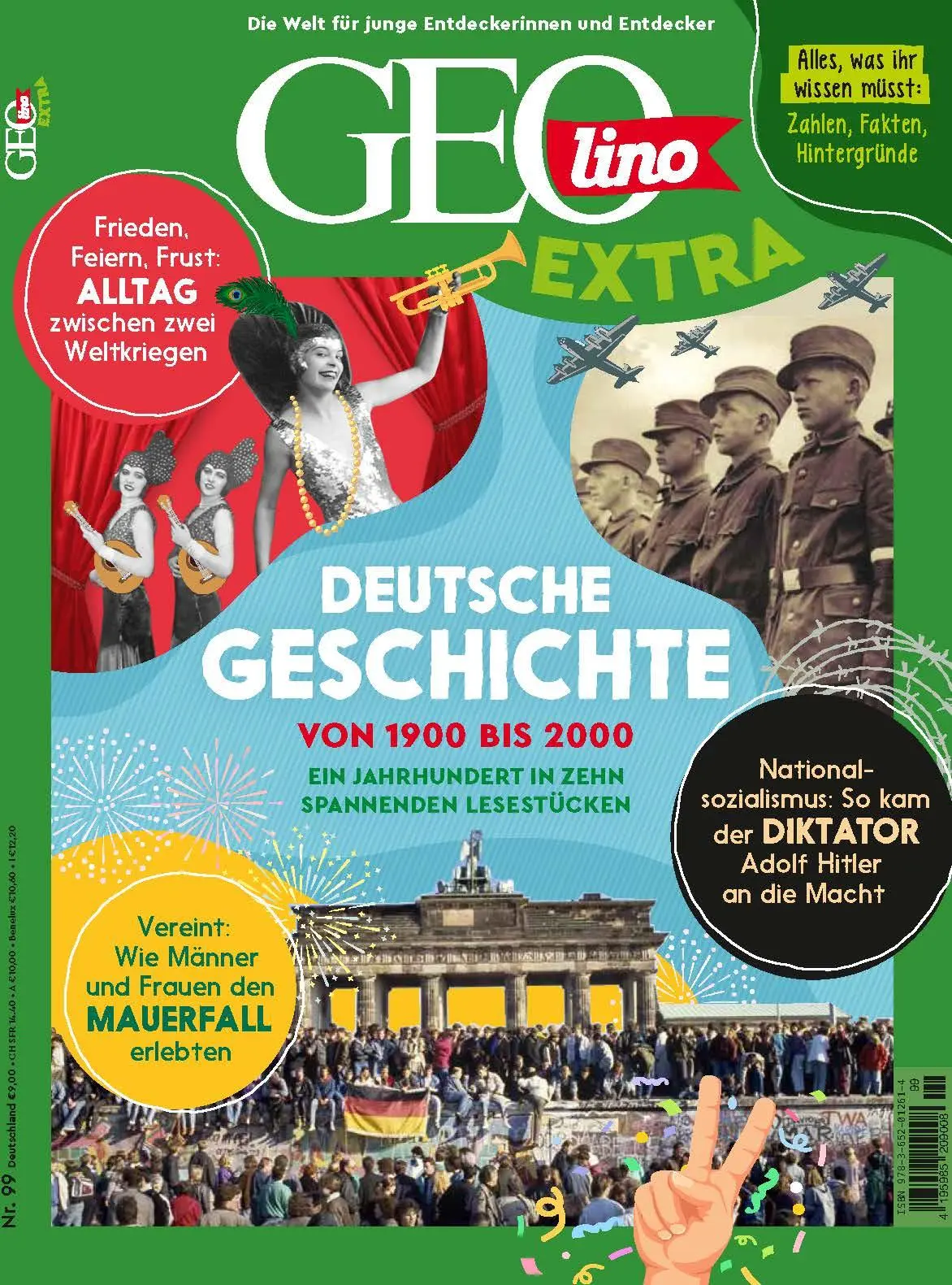 Cover: 9783652012614 | GEOlino extra 99/2023 - Deutsche Geschichte von 1900 bis 2000 | Treeck