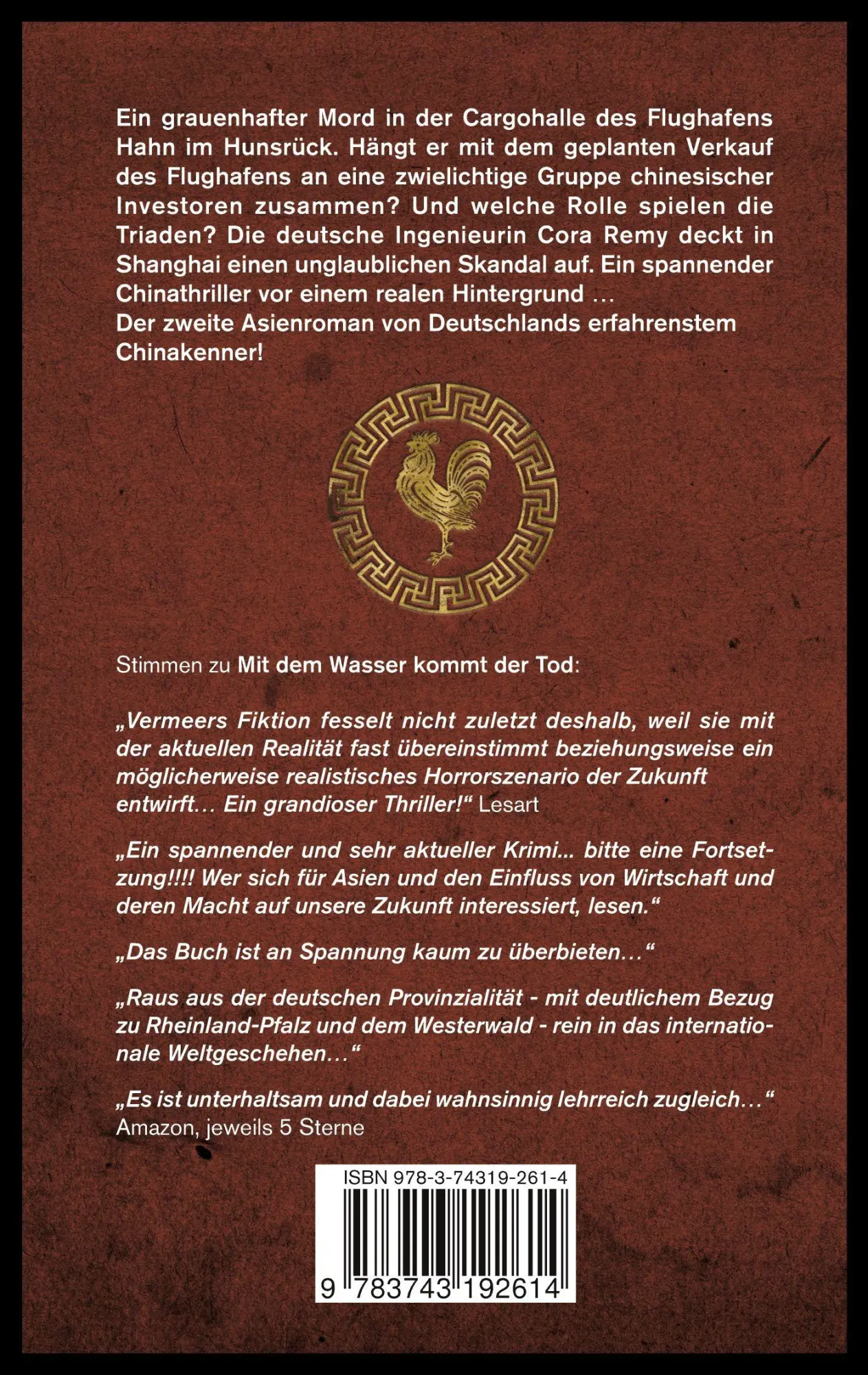 Rückseite: 9783743192614 | Das Jahr des Hahns | Manuel Vermeer | Taschenbuch | Dr. Cora Remy