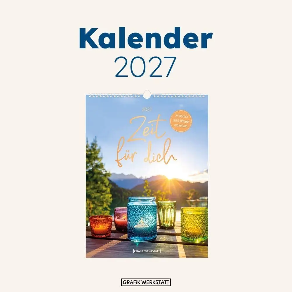 Bild: 9783986362614 | Wochenkalender klein 2027 Zeit für dich | Wochenkalender | Original