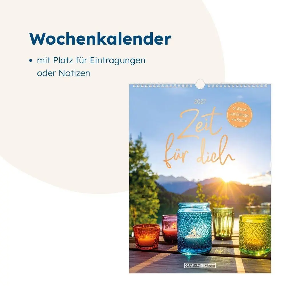 Bild: 9783986362614 | Wochenkalender klein 2027 Zeit für dich | Wochenkalender | Original