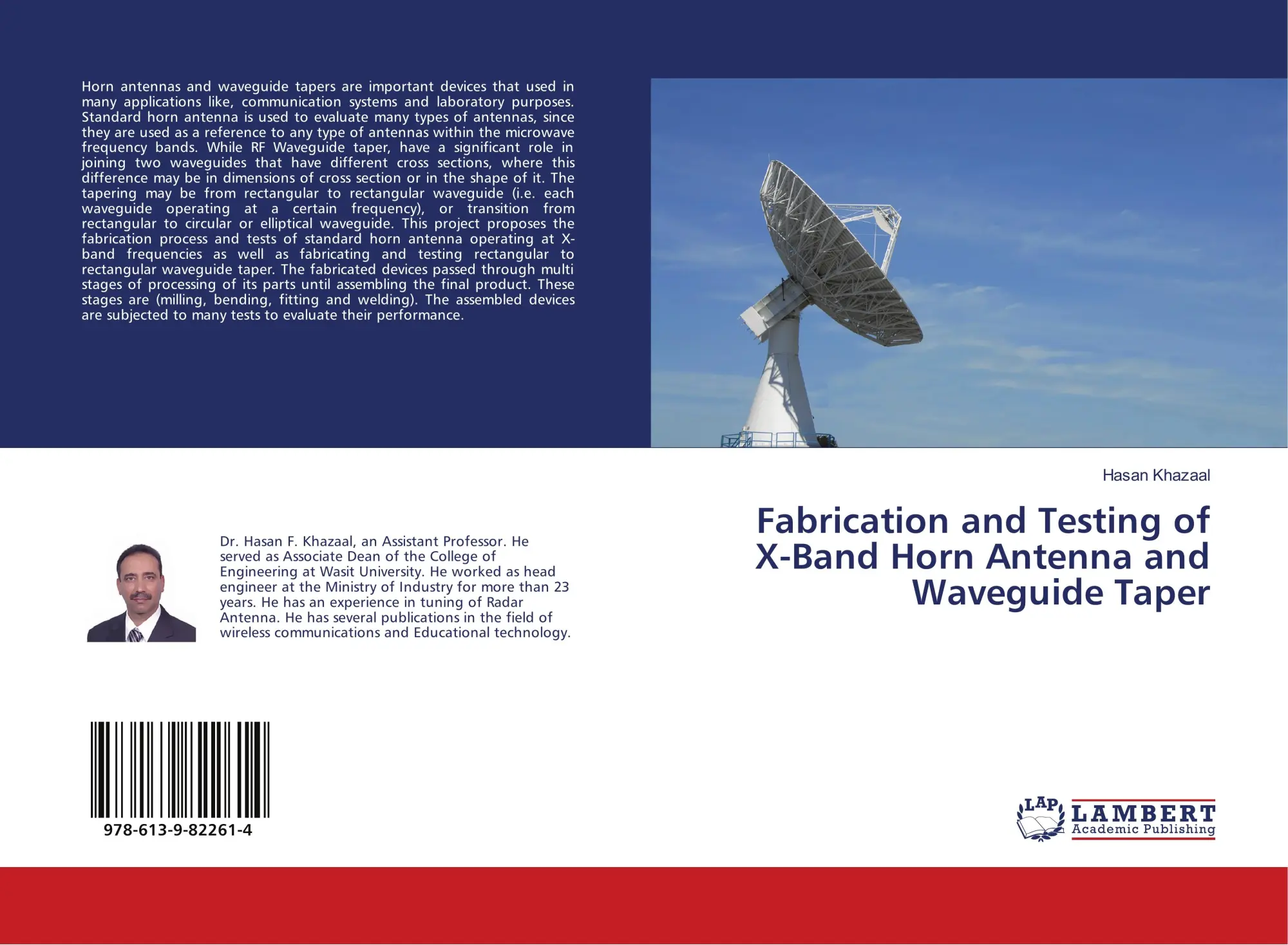 Cover: 9786139822614 | Fabrication and Testing of X-Band Horn Antenna and Waveguide Taper