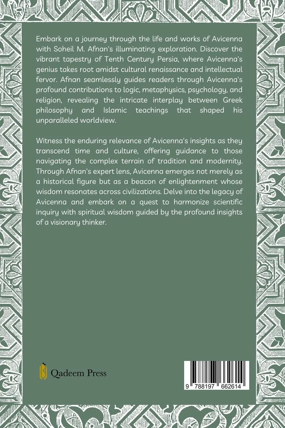 Rückseite: 9788197662614 | Avicenna - His life and works | Soheil M. Afnan | Taschenbuch | 2024
