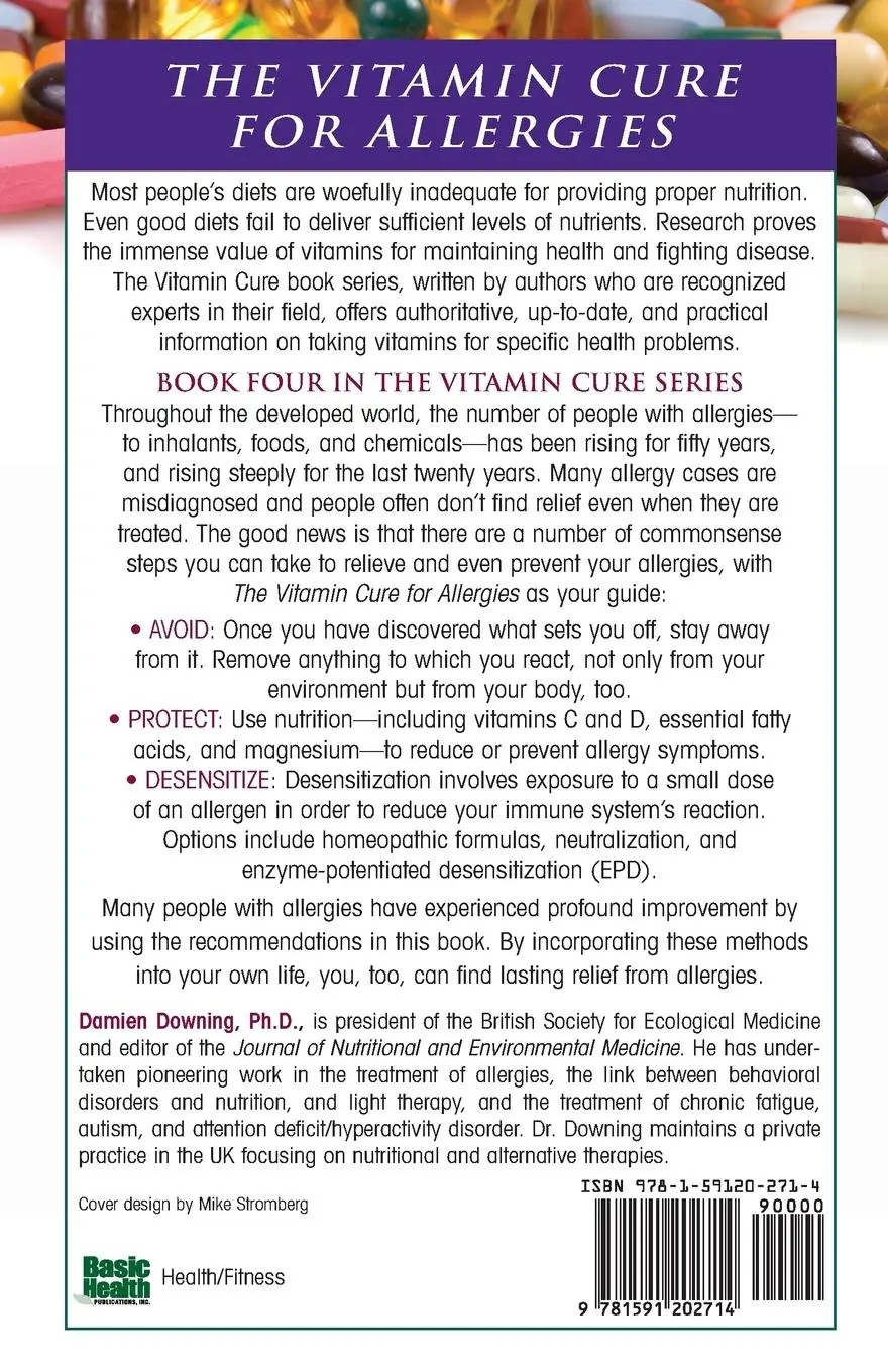 Rückseite: 9781591202714 | The Vitamin Cure for Allergies | Damien Downing | Taschenbuch | 2010