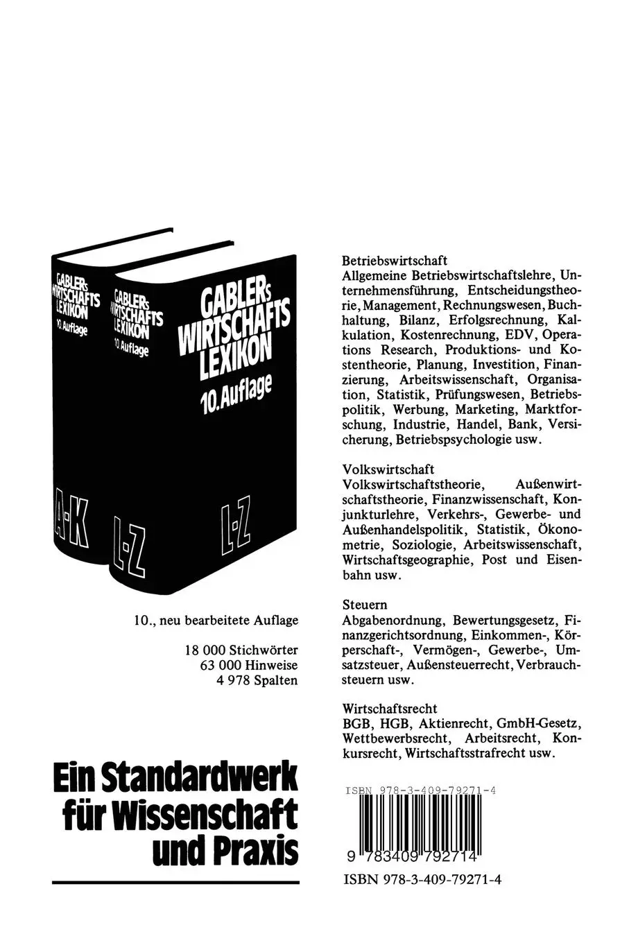 Rückseite: 9783409792714 | Controlling und Finanzplanung als Führungsinstrumente | Herbert Jacob