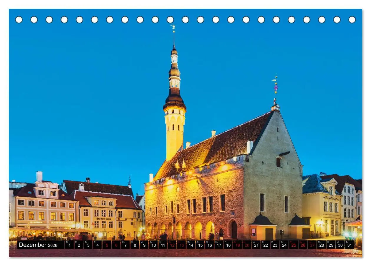 Bild: 9783457902714 | Ein Wochenende in Tallinn (Tischkalender 2026 DIN A5 quer),...