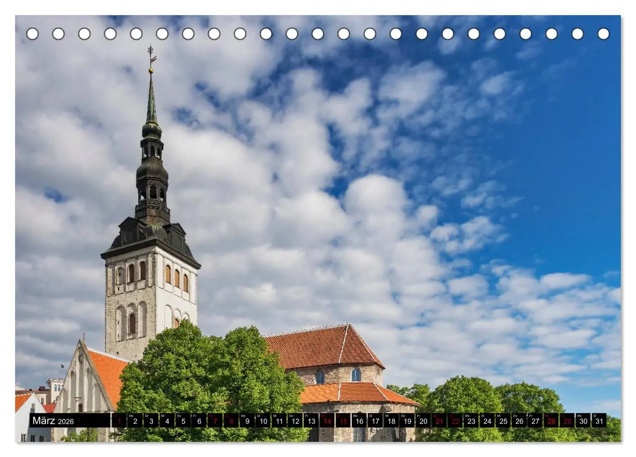 Bild: 9783457902714 | Ein Wochenende in Tallinn (Tischkalender 2026 DIN A5 quer),...