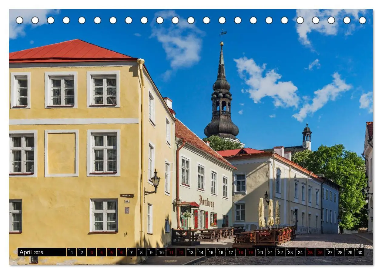Bild: 9783457902714 | Ein Wochenende in Tallinn (Tischkalender 2026 DIN A5 quer),...