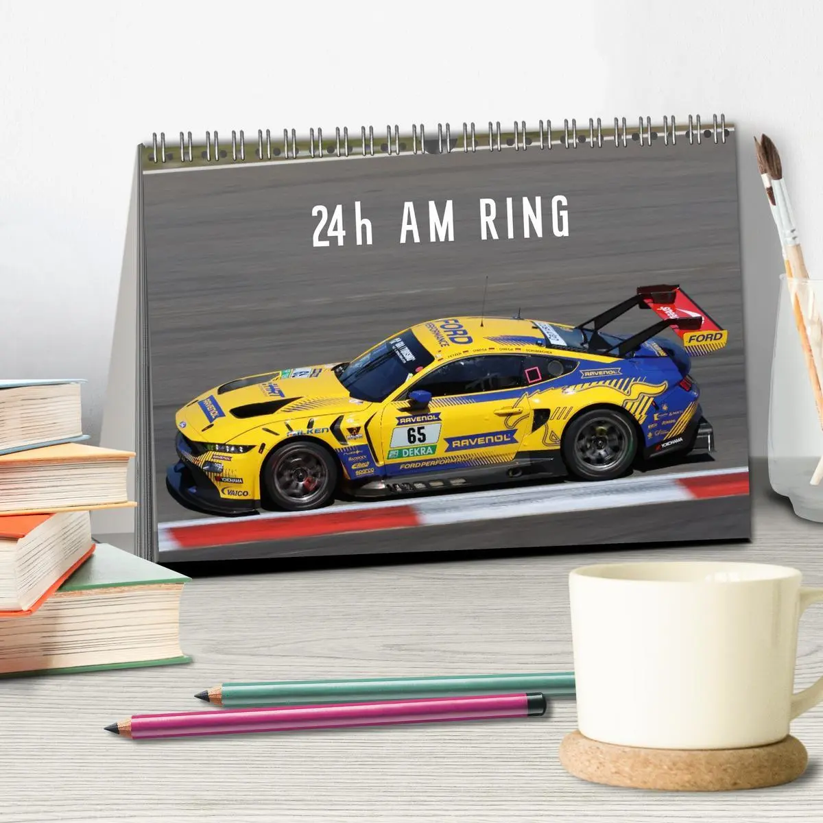 Bild: 9783516232714 | 24h am Ring (Tischkalender 2026 DIN A5 quer), CALVENDO Monatskalender