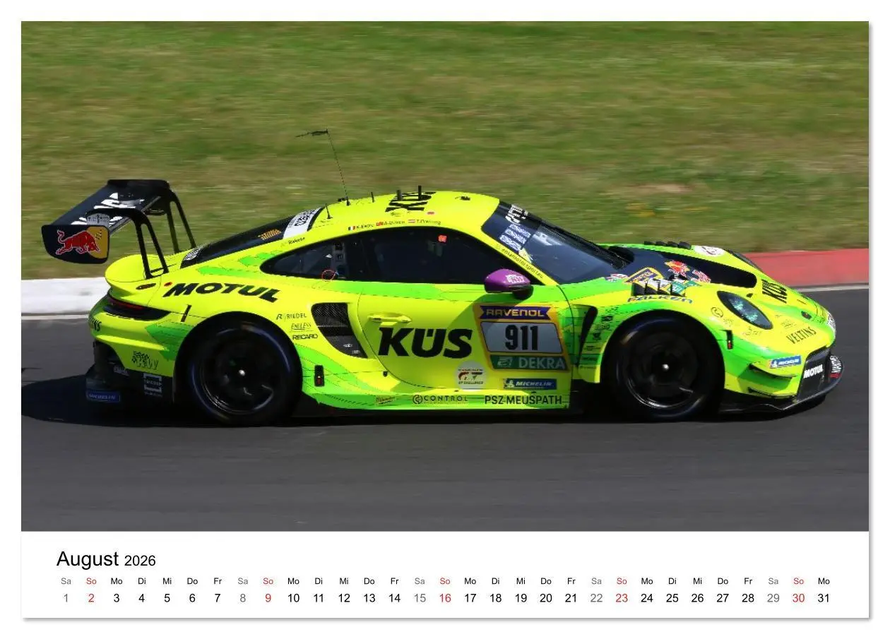 Bild: 9783516232714 | 24h am Ring (Tischkalender 2026 DIN A5 quer), CALVENDO Monatskalender