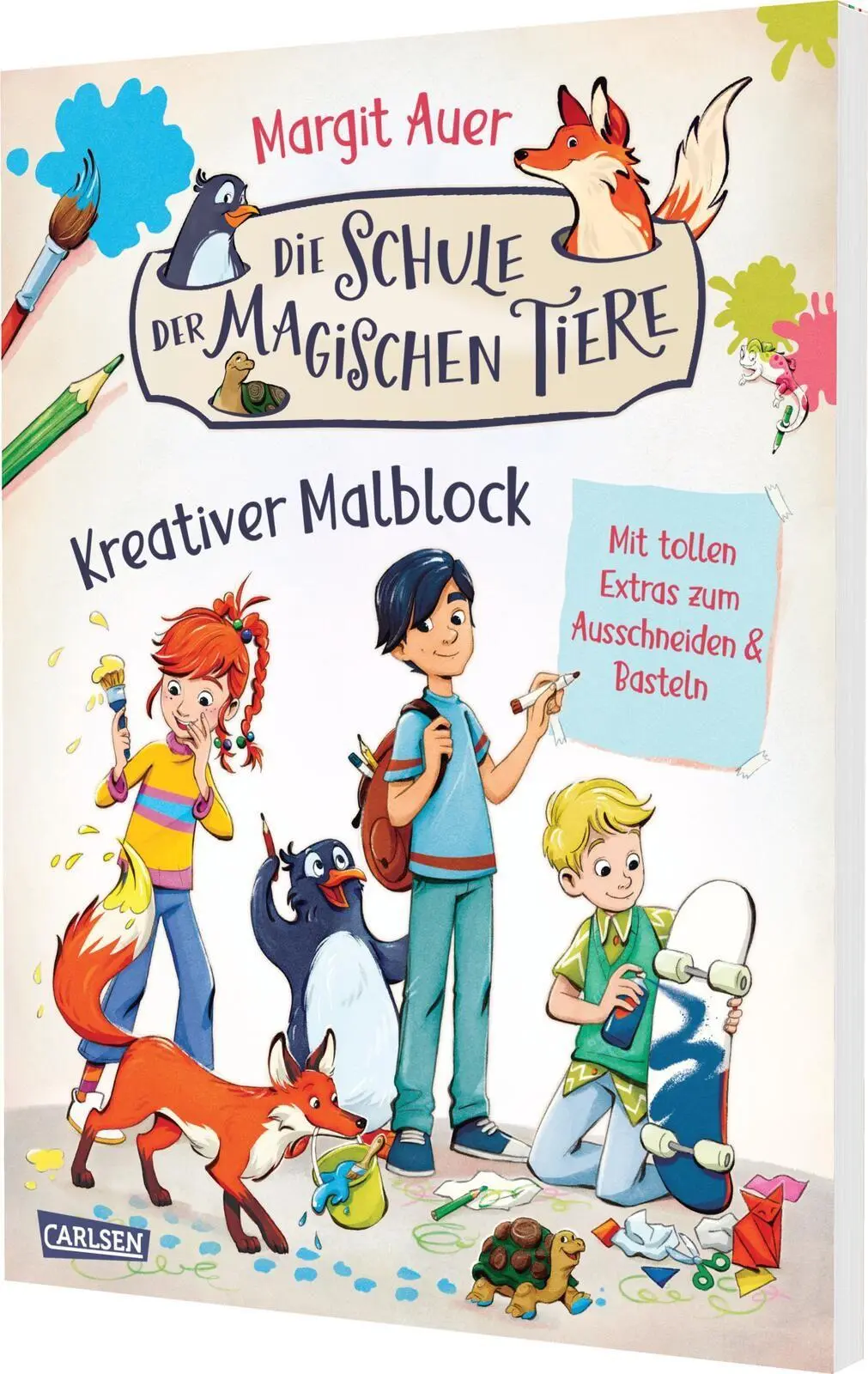 Cover: 9783551192714 | Die Schule der magischen Tiere Beschäftigung: Kreativer Malblock