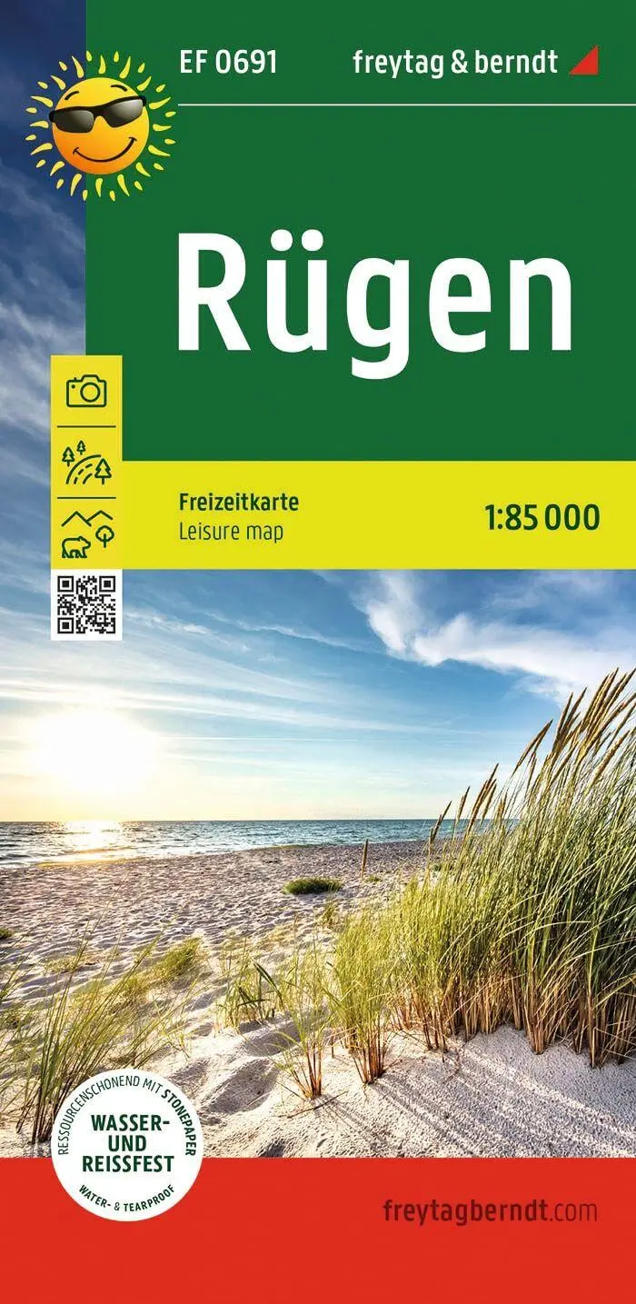 Cover: 9783707922714 | freytag &amp; berndt Freizeitkarte Rügen 1:85.000 | Freytag &amp; Berndt
