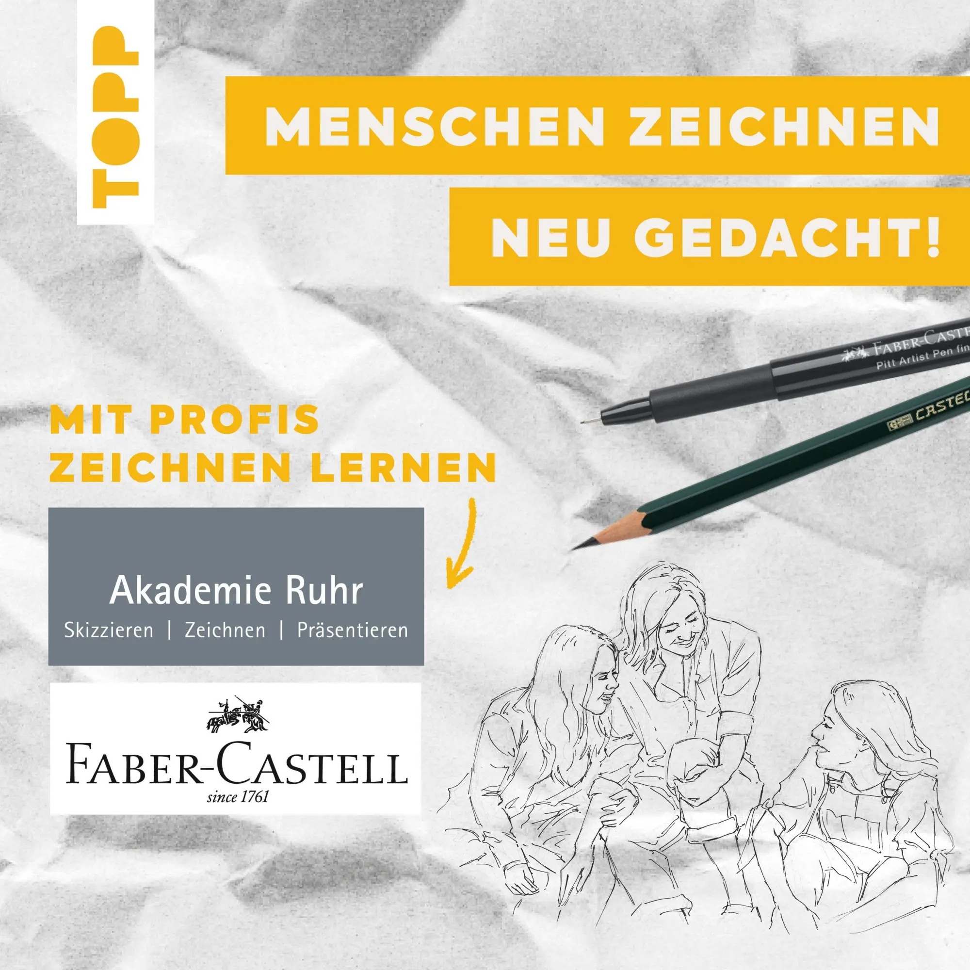 Bild: 9783735882714 | Richtig Zeichnen lernen Menschen | Akademie Ruhr (u. a.) | Buch | 2026