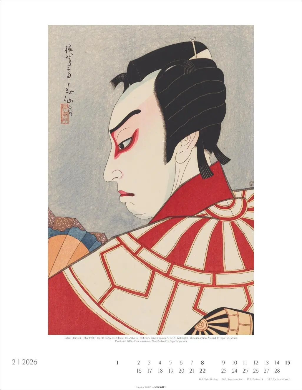 Bild: 9783839902714 | Japan Art Kalender 2026 - Die Kunst des Farbholzsschnitts | Kalender