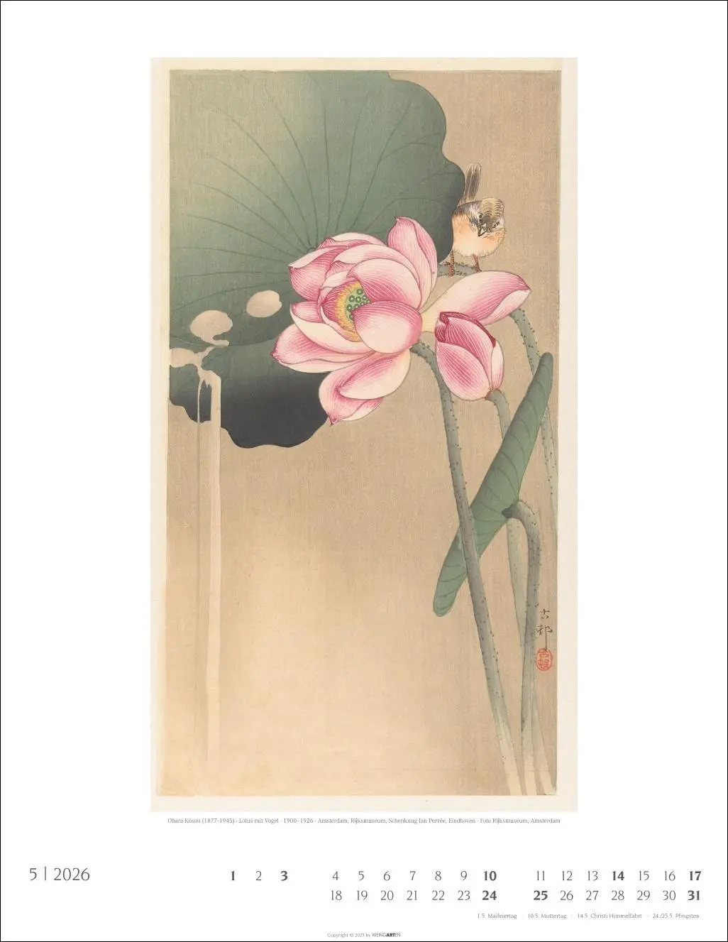 Bild: 9783839902714 | Japan Art Kalender 2026 - Die Kunst des Farbholzsschnitts | Kalender