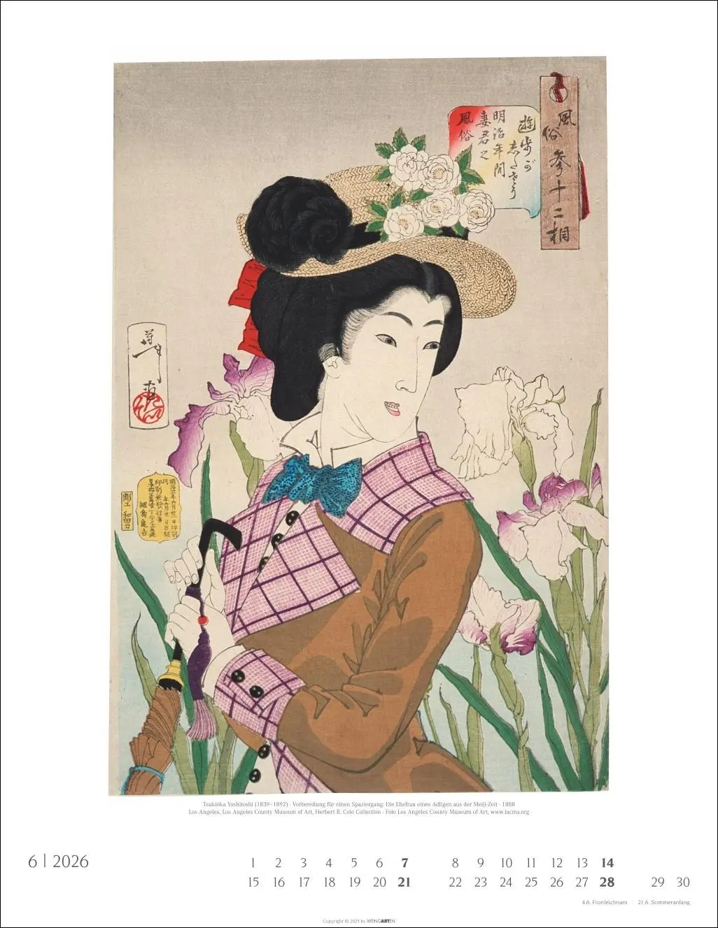Bild: 9783839902714 | Japan Art Kalender 2026 - Die Kunst des Farbholzsschnitts | Kalender