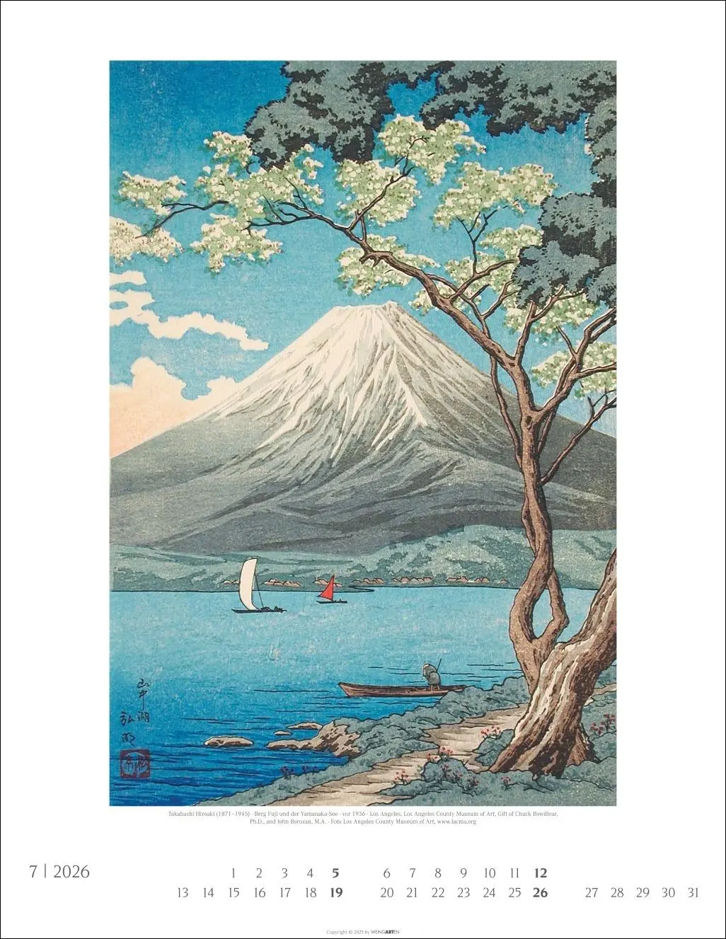 Bild: 9783839902714 | Japan Art Kalender 2026 - Die Kunst des Farbholzsschnitts | Kalender