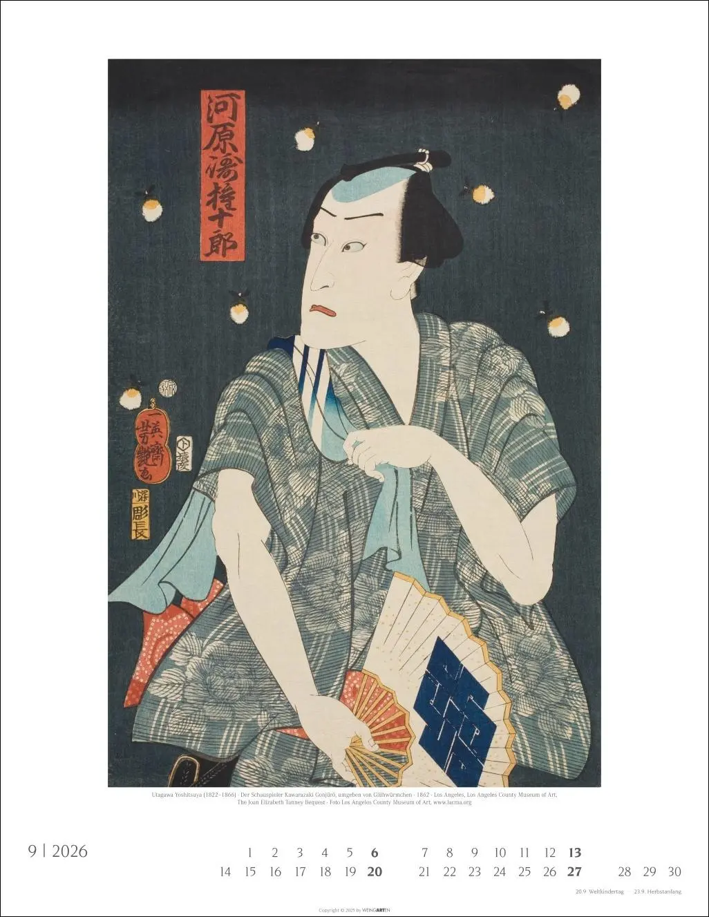 Bild: 9783839902714 | Japan Art Kalender 2026 - Die Kunst des Farbholzsschnitts | Kalender