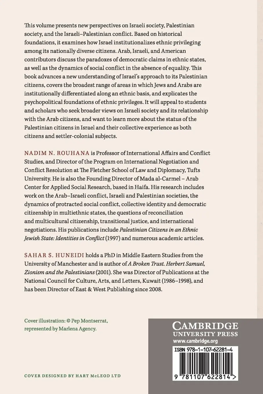 Rückseite: 9781107622814 | Israel and its Palestinian Citizens | Nadim N. Rouhana (u. a.) | Buch