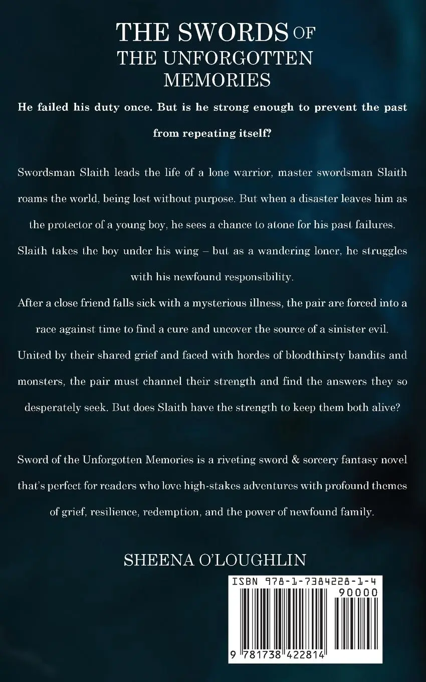 Rückseite: 9781738422814 | The Swords of the Unforgotten Memories | Secrets Beneath the Ripples