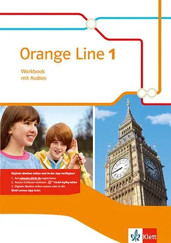 Cover: 9783125482814 | Orange Line 1. Workbook mit Klett Lernen APP. Ausgabe 2014 | Frank Haß