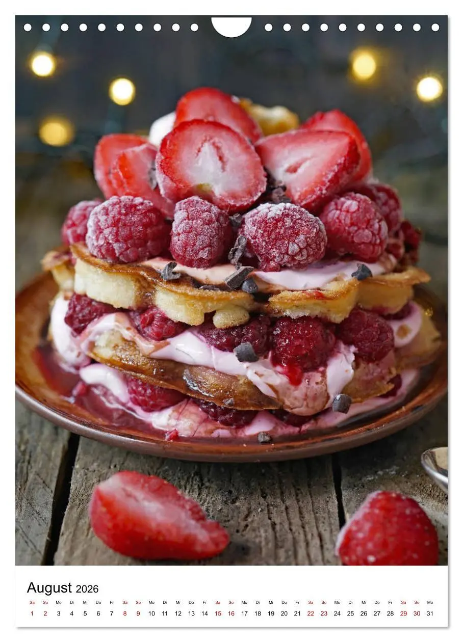 Bild: 9783516392814 | Food Art 2026 (Wandkalender 2026 DIN A4 hoch), CALVENDO Monatskalender