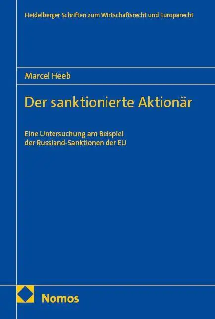 Cover: 9783756042814 | Der sanktionierte Aktionär | Marcel Heeb | Taschenbuch | 302 S. | 2026