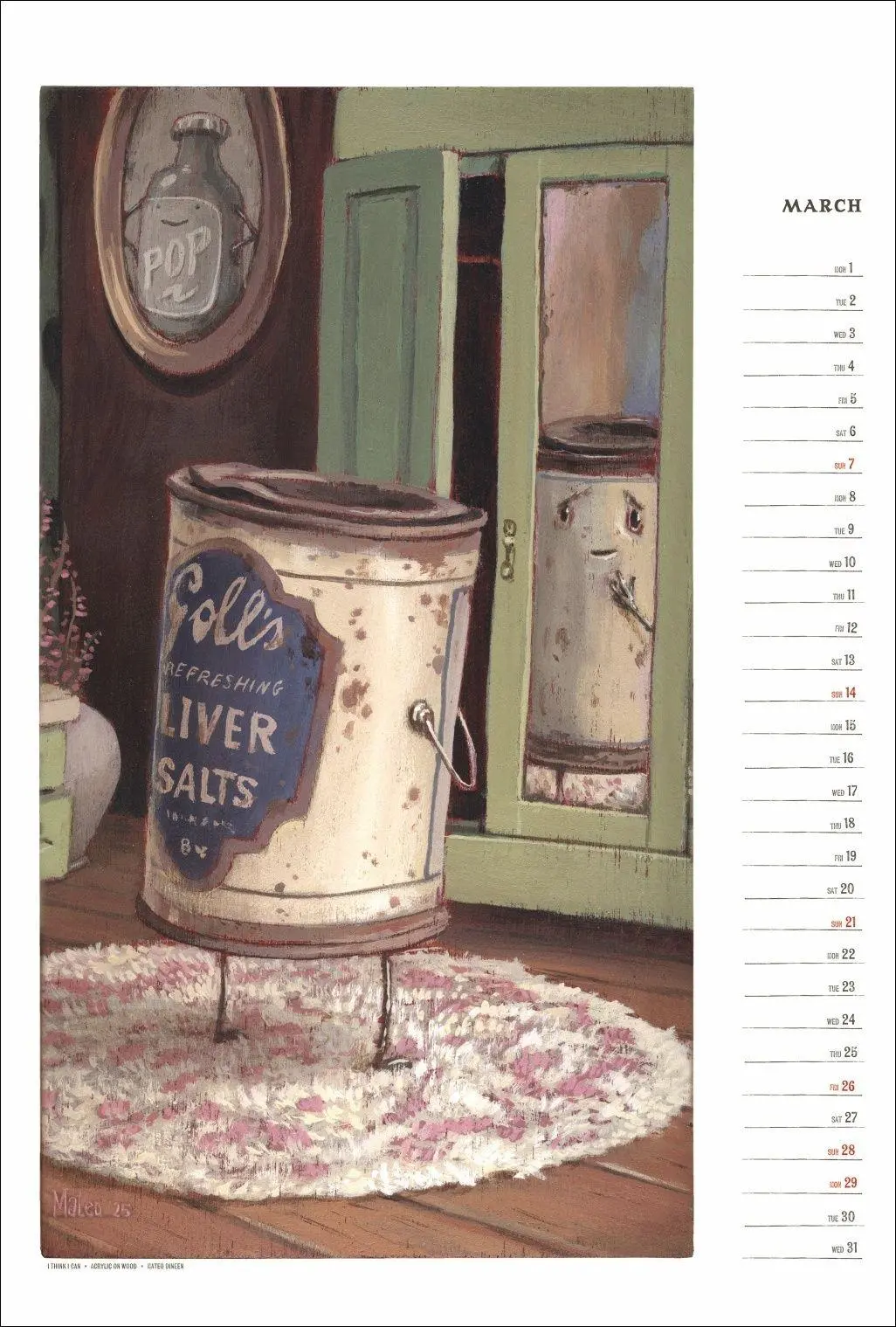 Bild: 9783756422814 | Zozoville Kalendarium 2027 - The Art of Mateo Dineen &amp; Johan Potma
