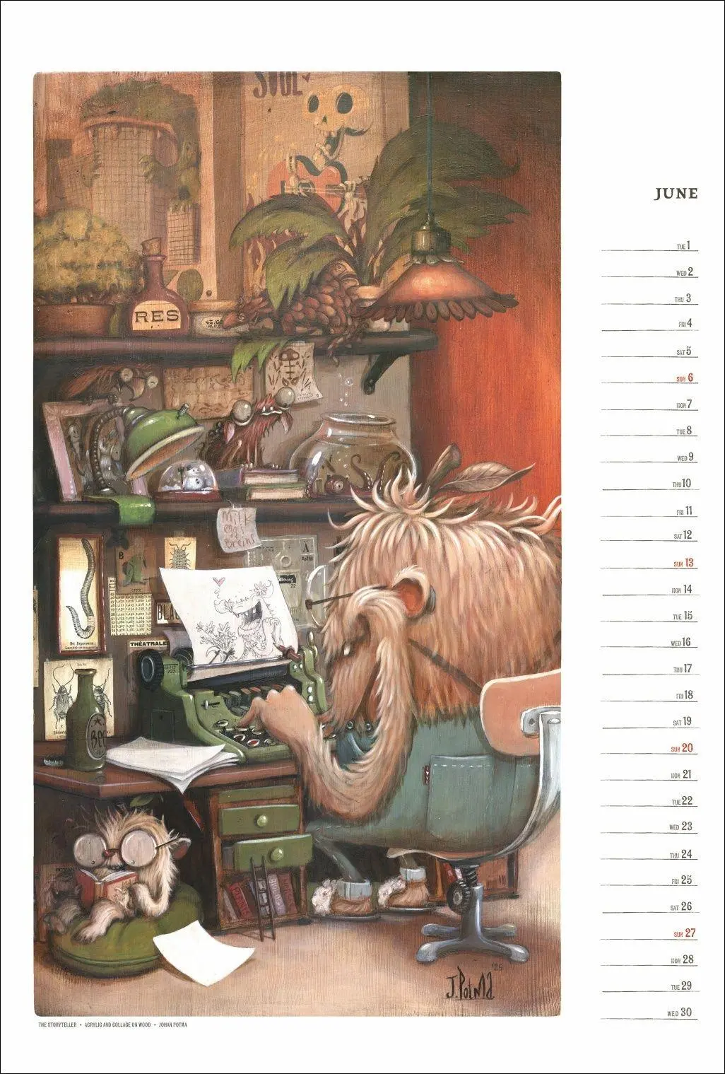 Bild: 9783756422814 | Zozoville Kalendarium 2027 - The Art of Mateo Dineen &amp; Johan Potma