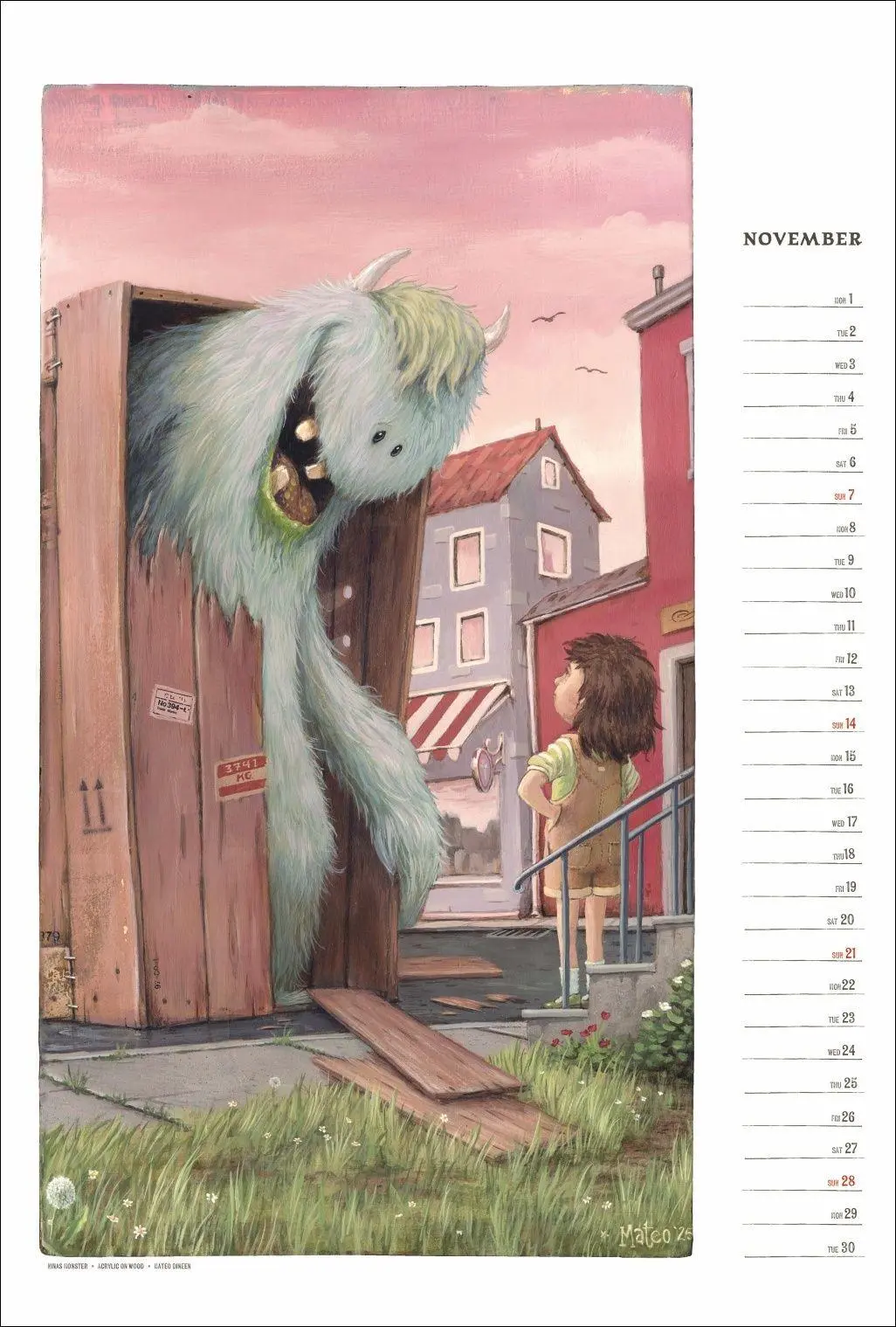Bild: 9783756422814 | Zozoville Kalendarium 2027 - The Art of Mateo Dineen &amp; Johan Potma