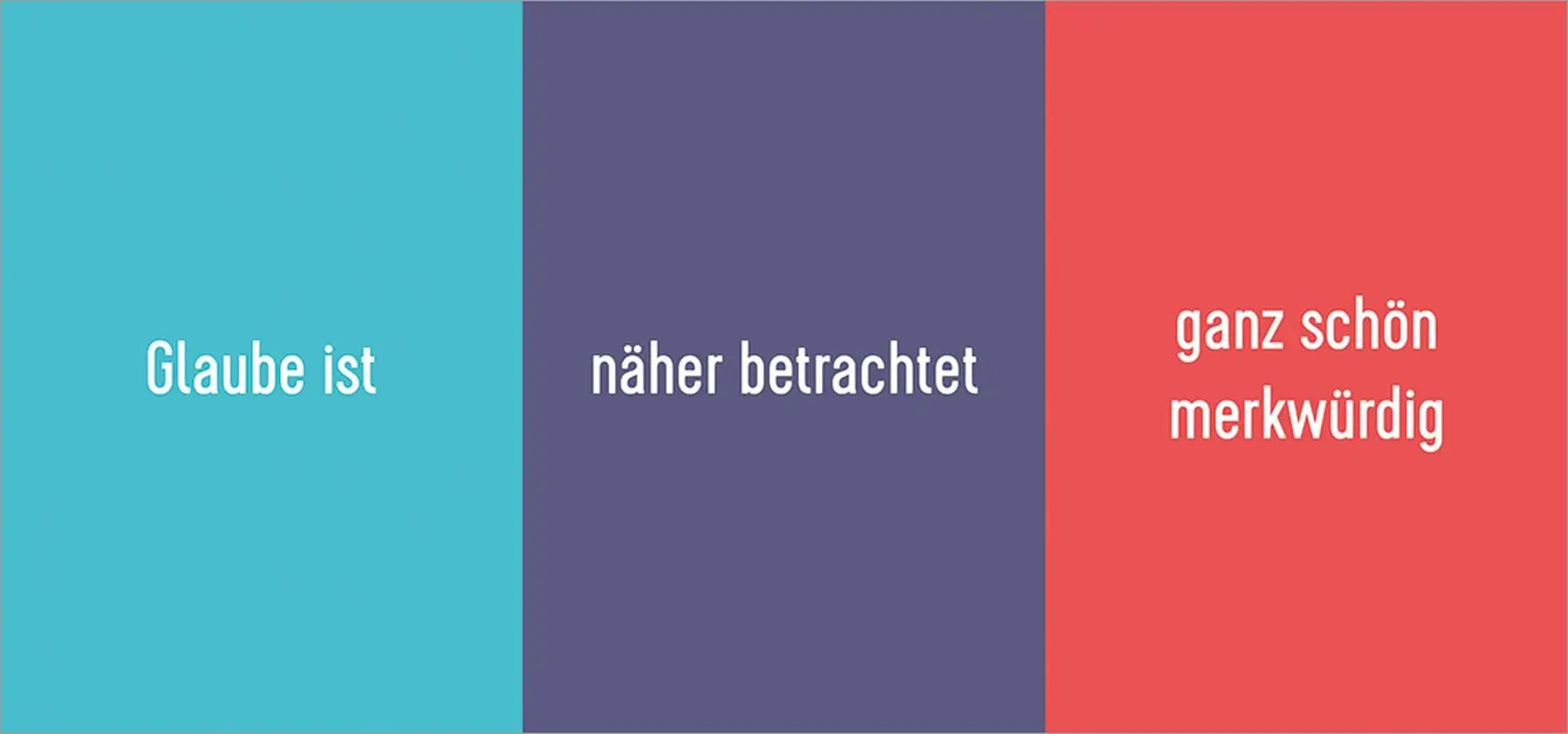 Bild: 9783863342814 | Drei-heilig-keit | Der frei kombinierbare Um-die-Ecke-Denker | Buch