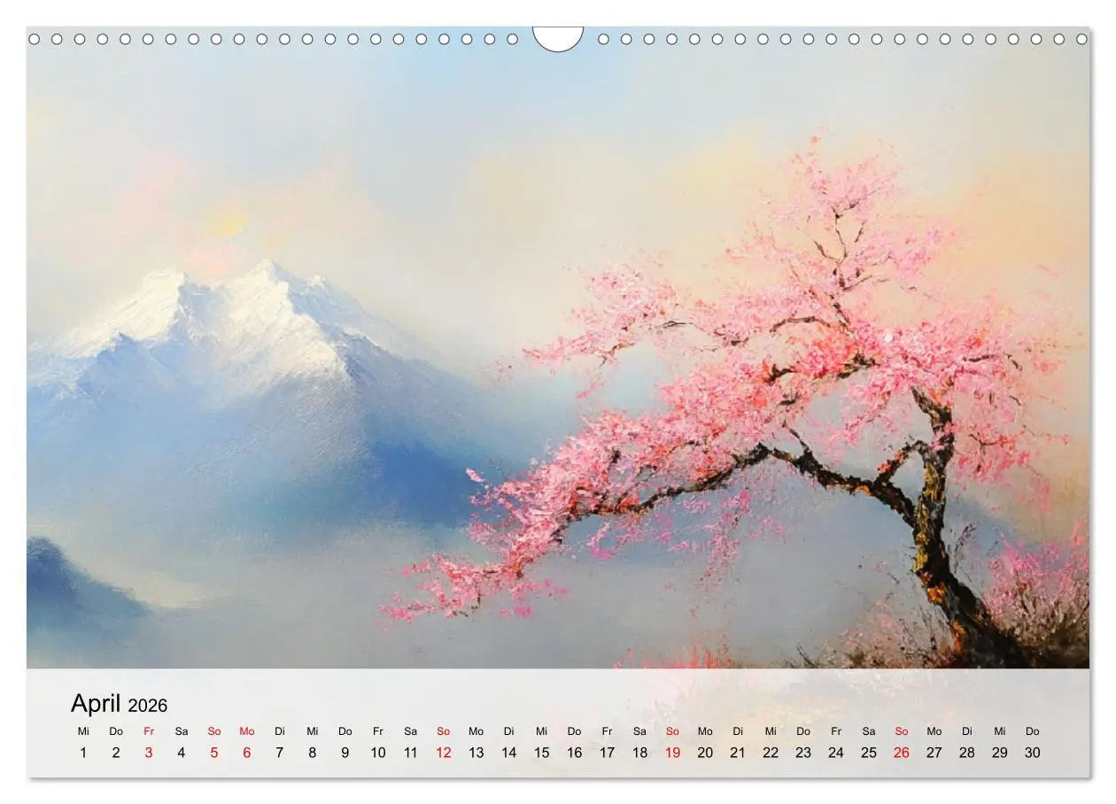 Bild: 9783457292914 | Japan. Eine künstlerische Reise im Aquarellstil (Wandkalender 2026...