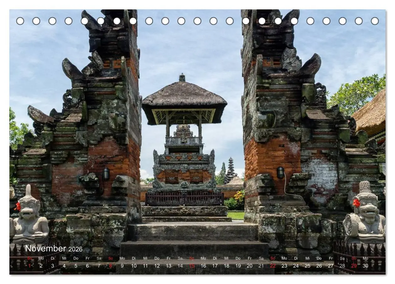 Bild: 9783457982914 | Bali - Insel der Tempel, Götter und Dämonen (Tischkalender 2026 DIN...