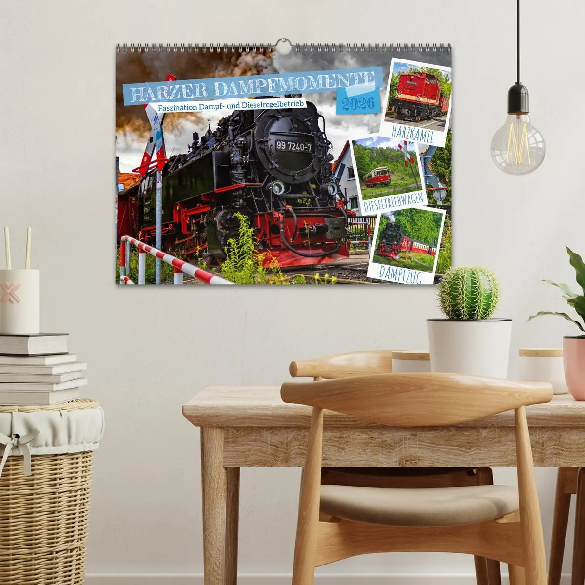 Bild: 9783516072914 | Harzer Dampfmomente (Wandkalender 2026 DIN A3 quer), CALVENDO...