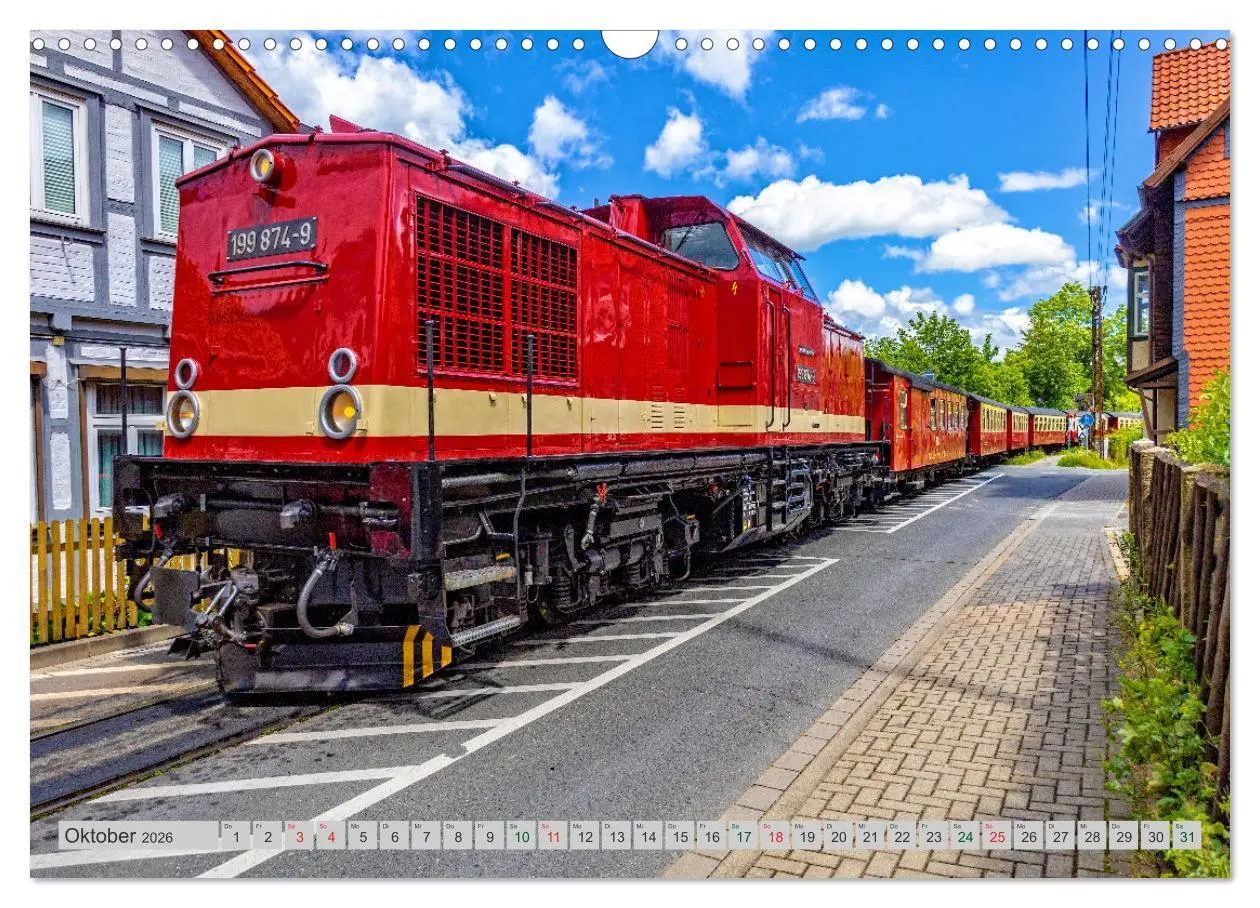 Bild: 9783516072914 | Harzer Dampfmomente (Wandkalender 2026 DIN A3 quer), CALVENDO...