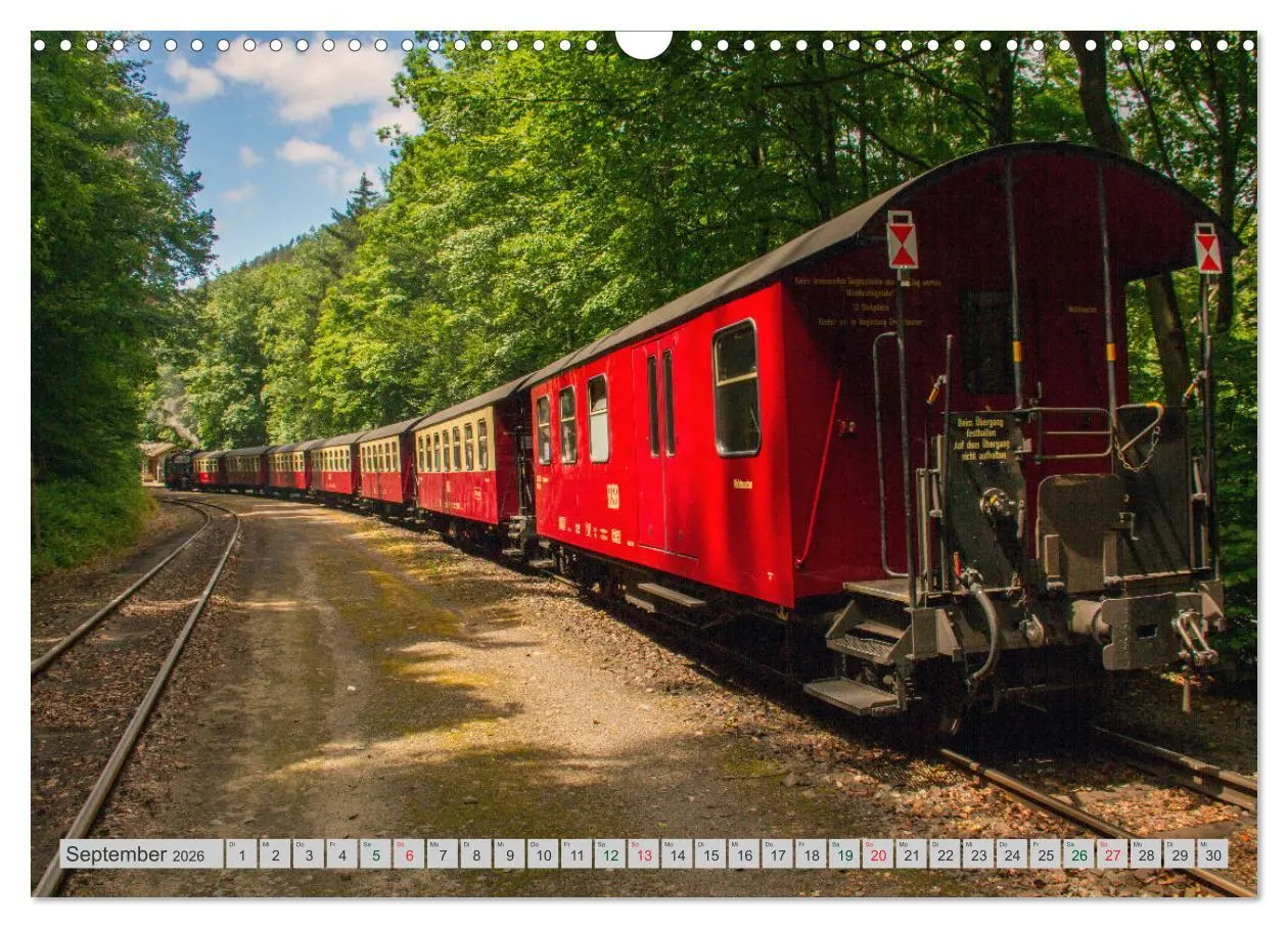 Bild: 9783516072914 | Harzer Dampfmomente (Wandkalender 2026 DIN A3 quer), CALVENDO...