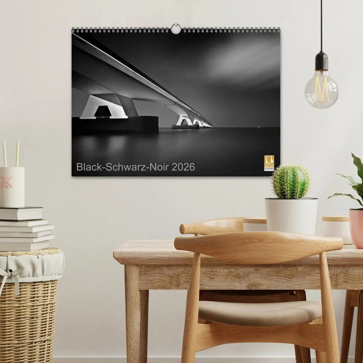 Bild: 9783516212914 | Black-Schwarz-Noir 2026 (Wandkalender 2026 DIN A3 quer), CALVENDO...