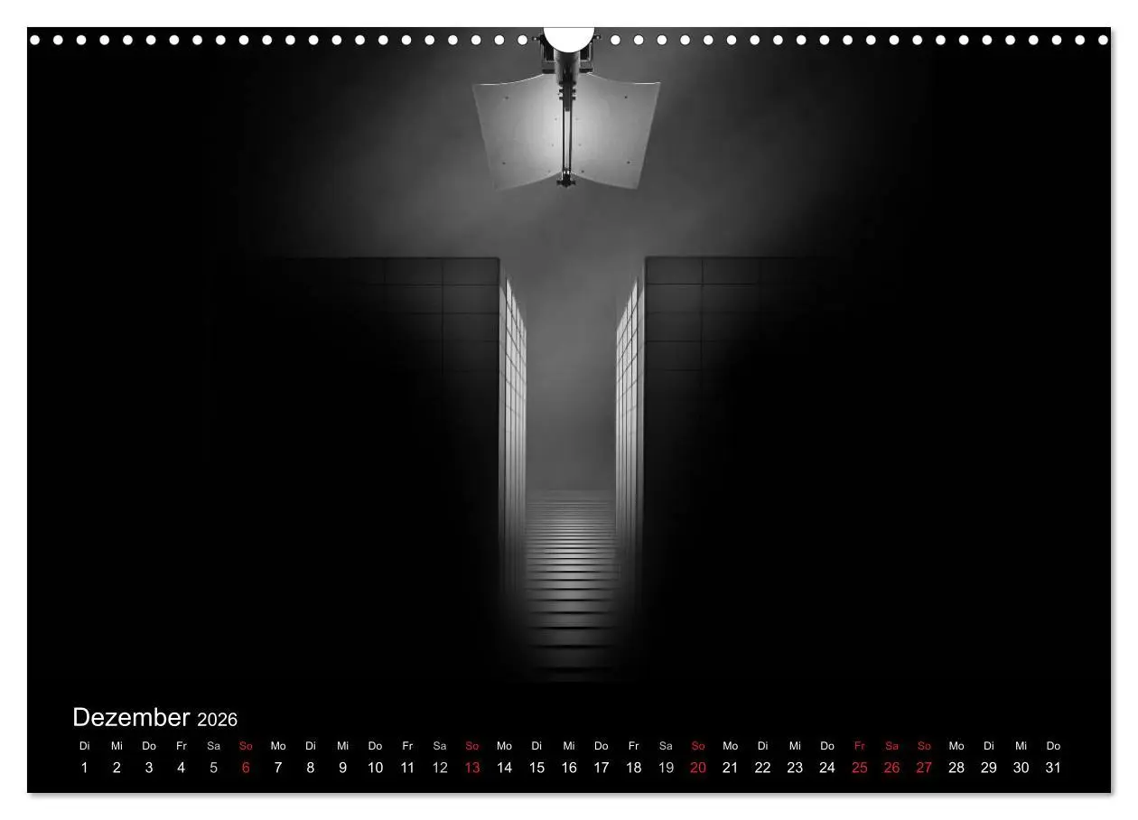 Bild: 9783516212914 | Black-Schwarz-Noir 2026 (Wandkalender 2026 DIN A3 quer), CALVENDO...